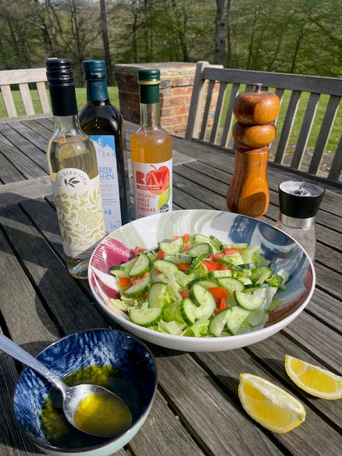 Elderflower salad dressing