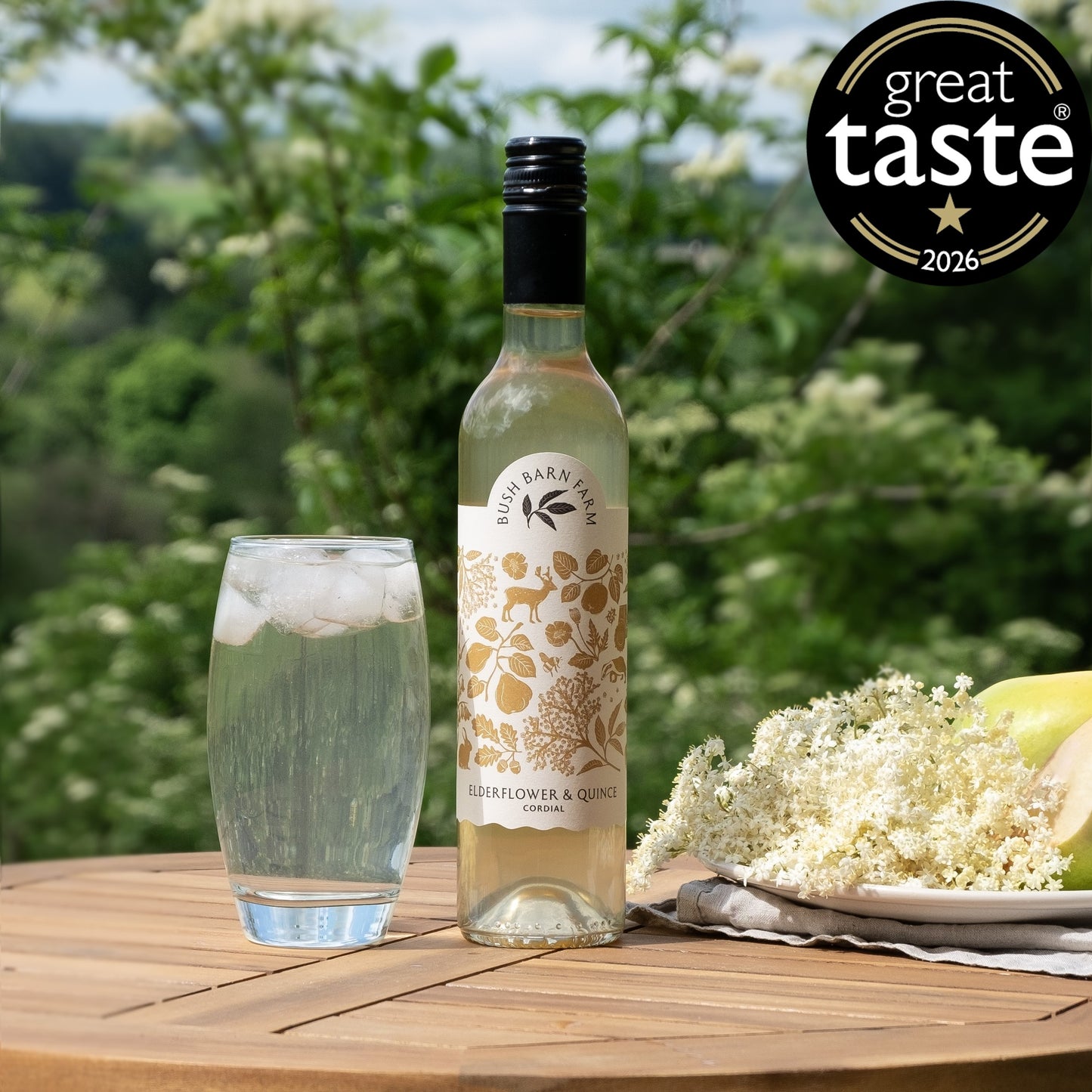 Elderflower & Quince Cordial