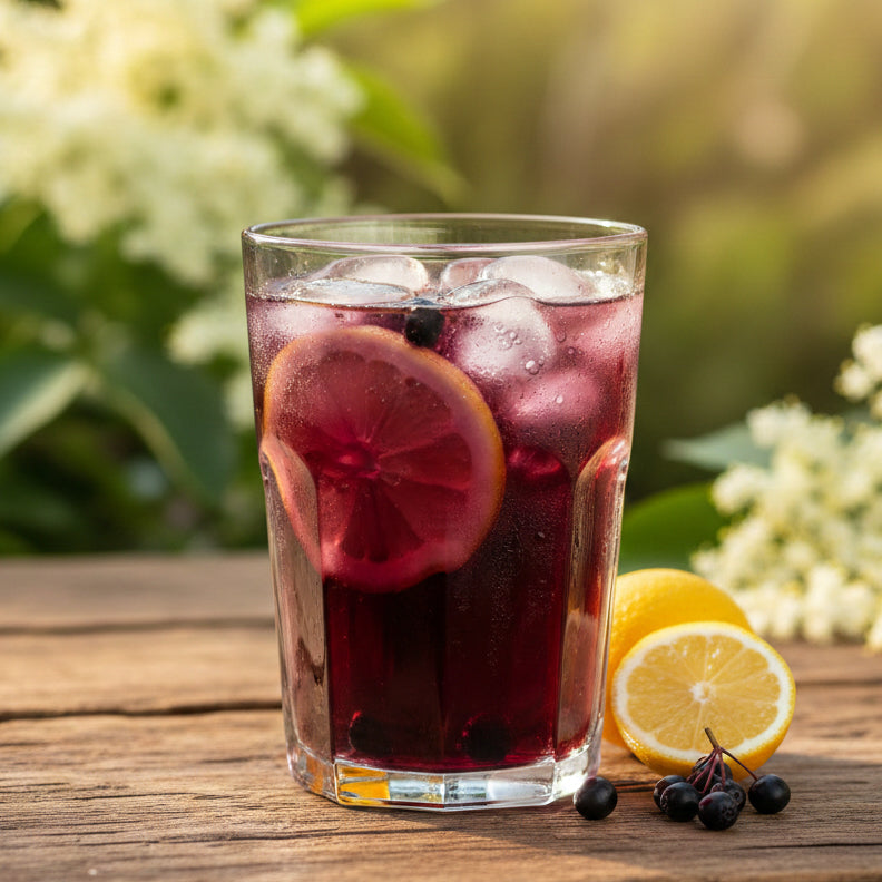 Elderberry & Lemon Cordial