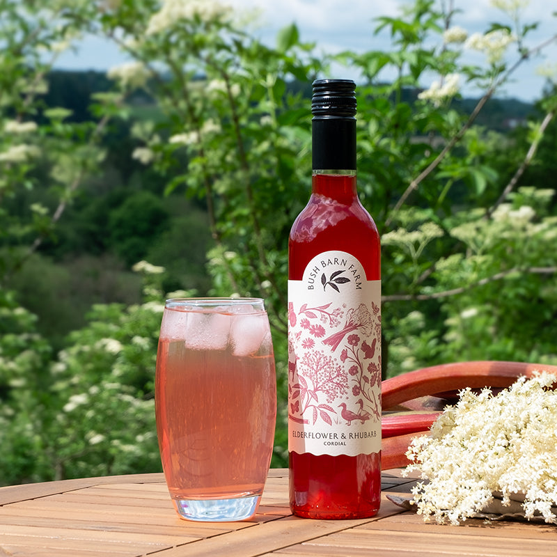 Elderflower & Rhubarb Cordial